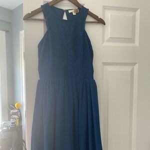 Francesca’s green/blue dress